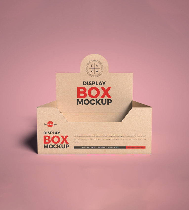 Custom cardboard Counter Display Boxes Empress Packaging